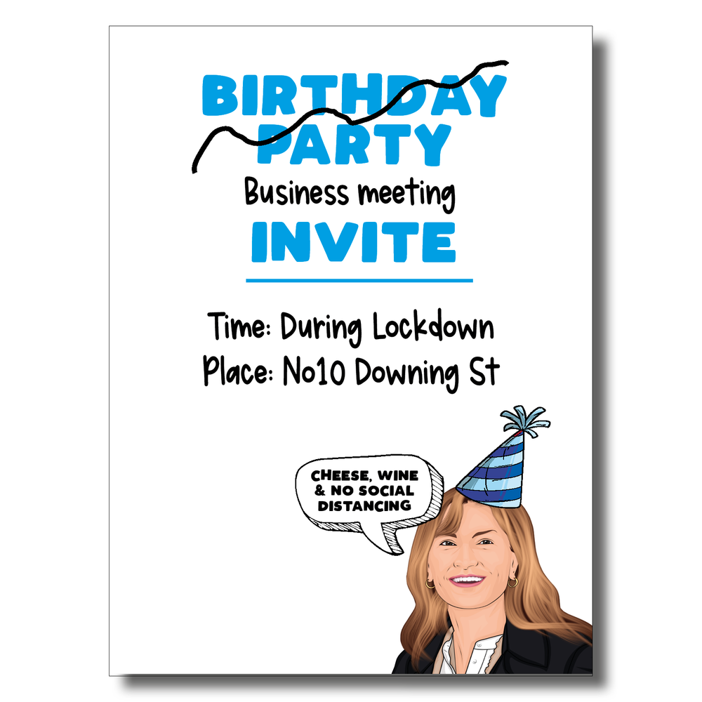 Party Invite Lockdown Party Card #1 image